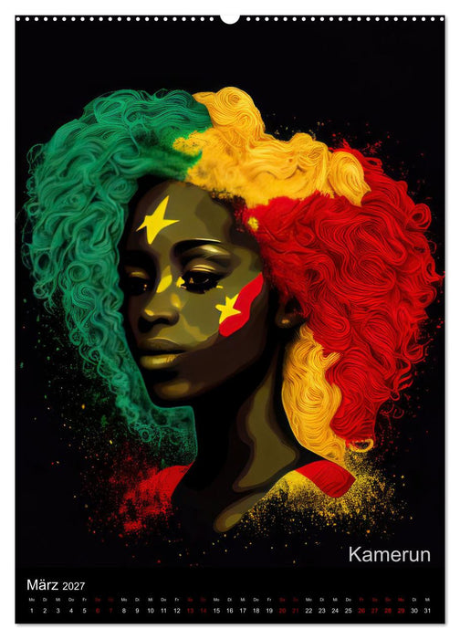 Afrikanische Schönheiten (CALVENDO Wandkalender 2027)