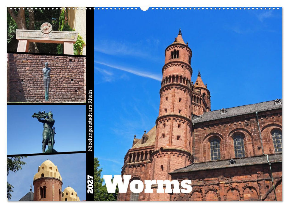 Worms-Nibelungenstadt am Rhein (CALVENDO Wandkalender 2027)