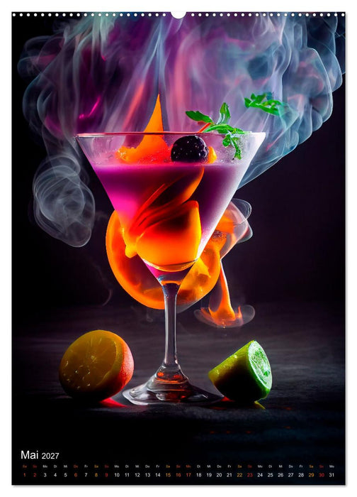 Cocktails - Bewährter Genuss neu interpretiert (CALVENDO Wandkalender 2027)