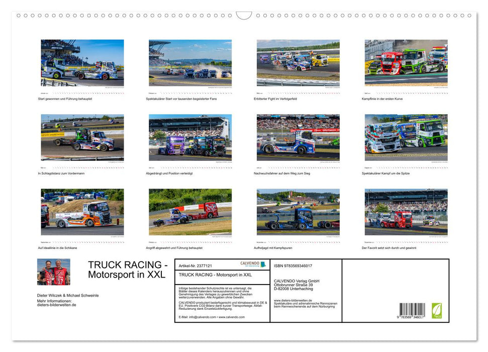 TRUCK RACING - Motorsport in XXL (CALVENDO Wandkalender 2027)