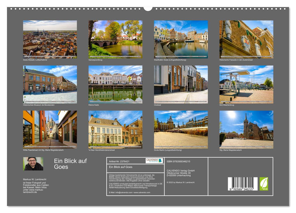 Ein Blick auf Goes (CALVENDO Premium Wandkalender 2027)