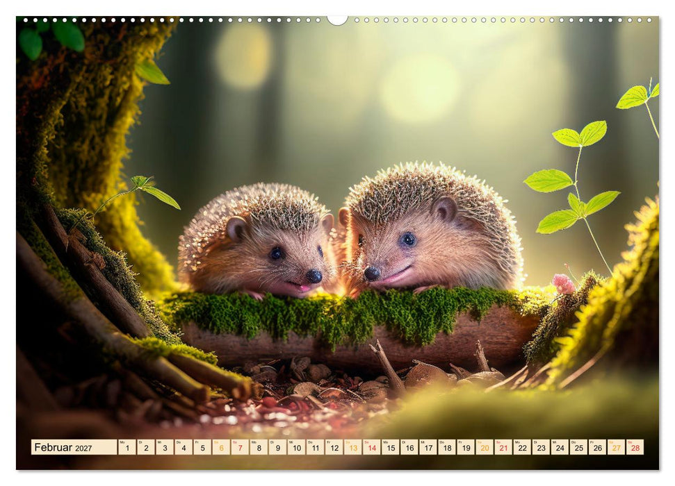 Putzige Tierwelt - gemeinsam die Welt entdecken (CALVENDO Wandkalender 2027)
