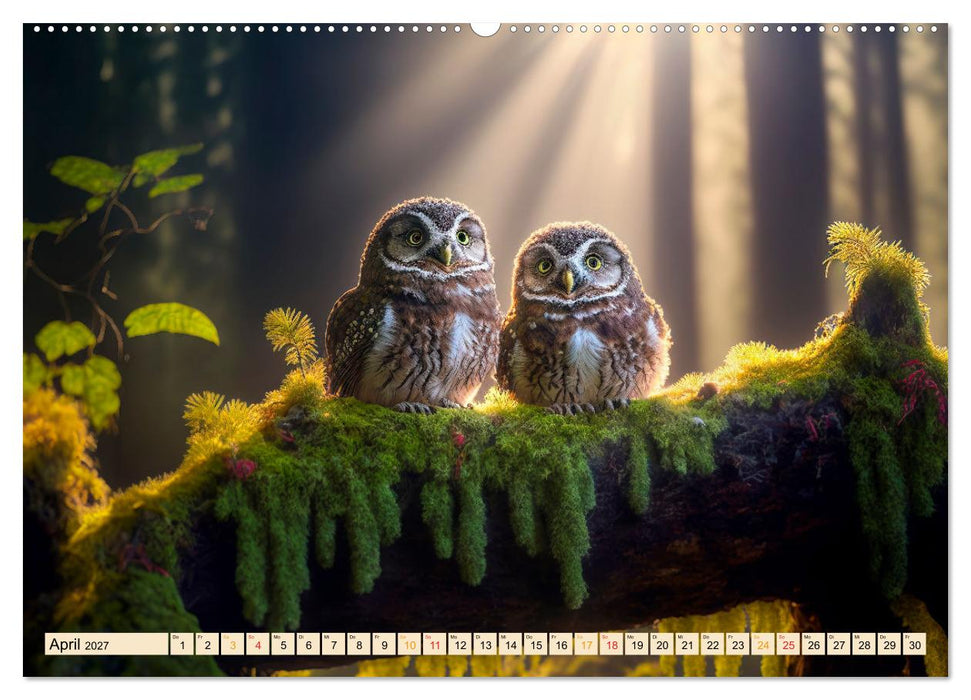 Putzige Tierwelt - gemeinsam die Welt entdecken (CALVENDO Wandkalender 2027)