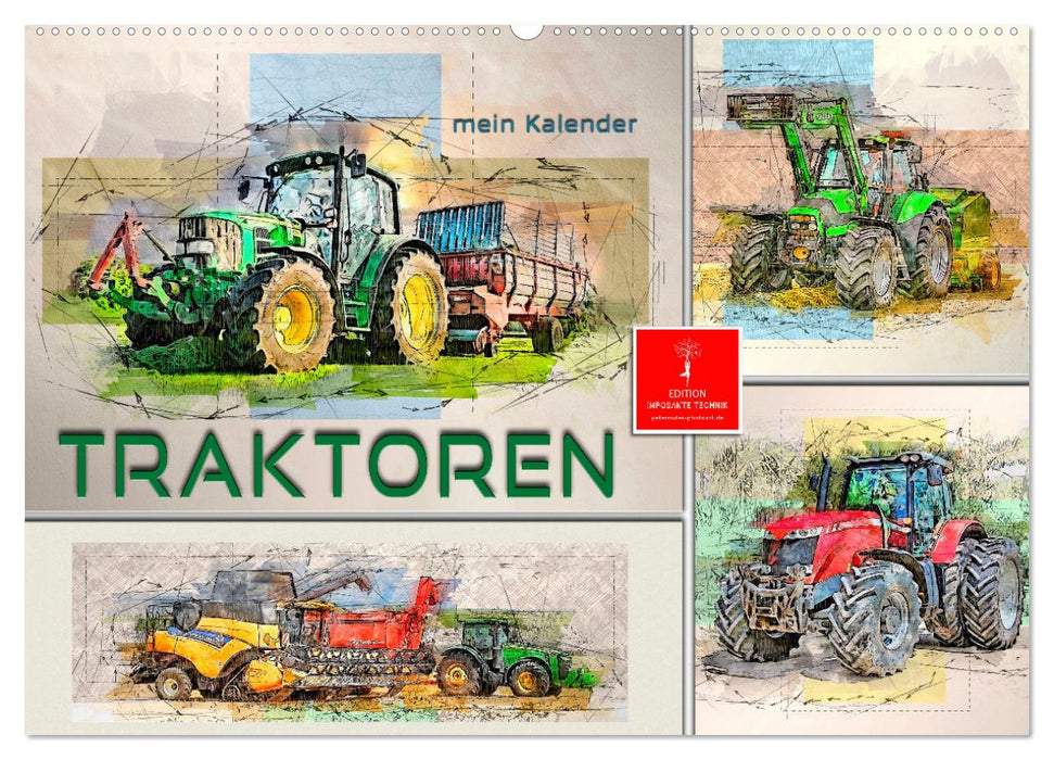 Traktoren - mein Kalender (CALVENDO Wandkalender 2027)
