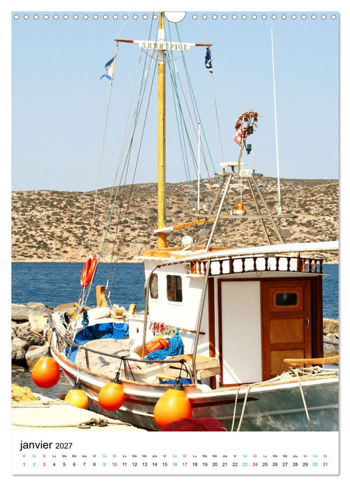 Souvenirs de Grèce (CALVENDO Calendrier mensuel 2027)