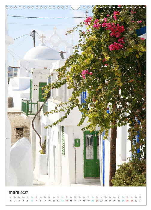 Souvenirs de Grèce (CALVENDO Calendrier mensuel 2027)