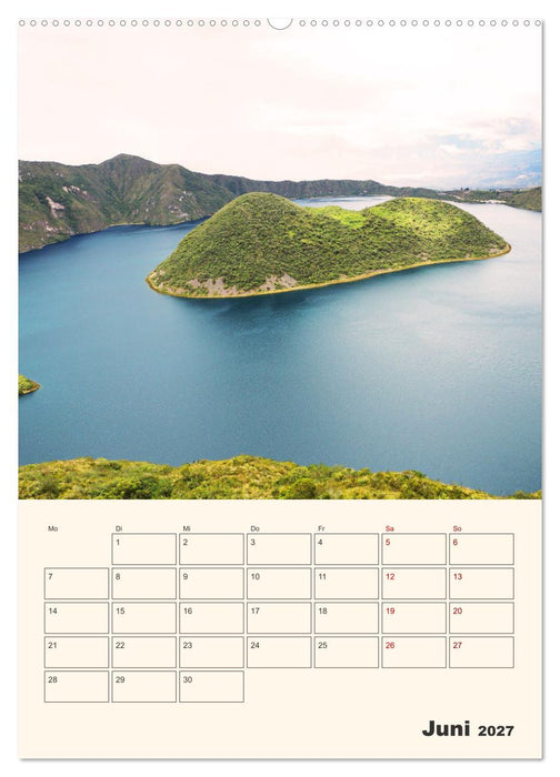 Ecuador - Terminplaner (CALVENDO Wandkalender 2027)