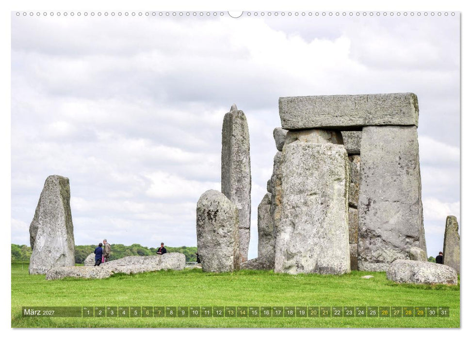 Geheimnisvolles Stonehenge (CALVENDO Wandkalender 2027)