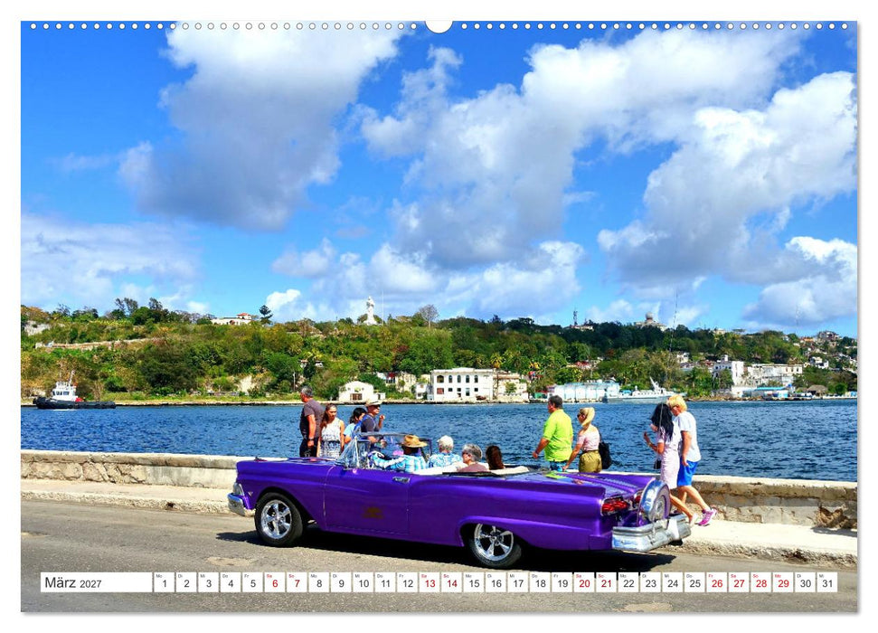 Best of Fairlane 500 - Ein Ford mit Flossen in Kuba (CALVENDO Wandkalender 2027)