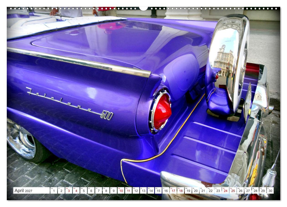 Best of Fairlane 500 - Ein Ford mit Flossen in Kuba (CALVENDO Wandkalender 2027)