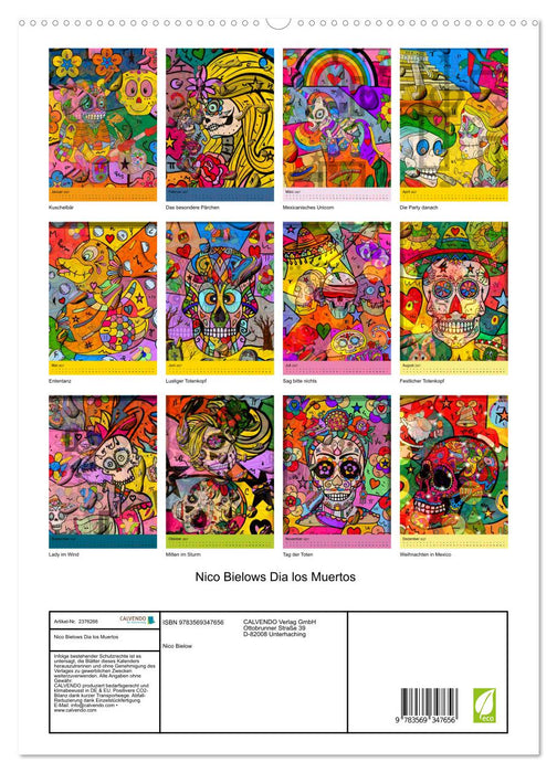Nico Bielows Dia los Muertos (CALVENDO Premium Wandkalender 2027)