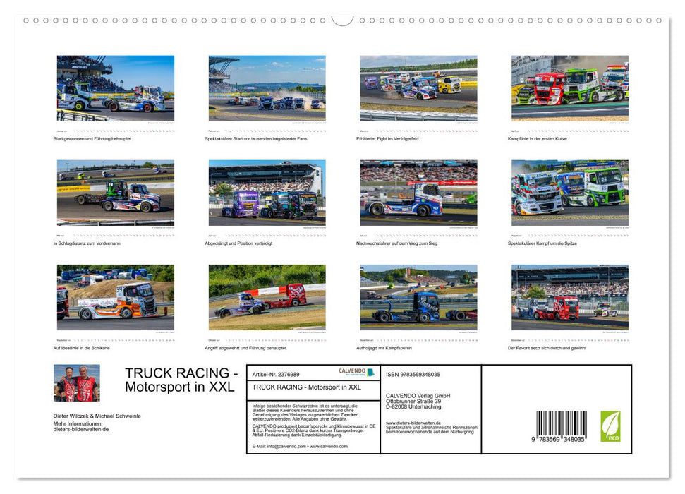 TRUCK RACING - Motorsport in XXL (CALVENDO Premium Wandkalender 2027)