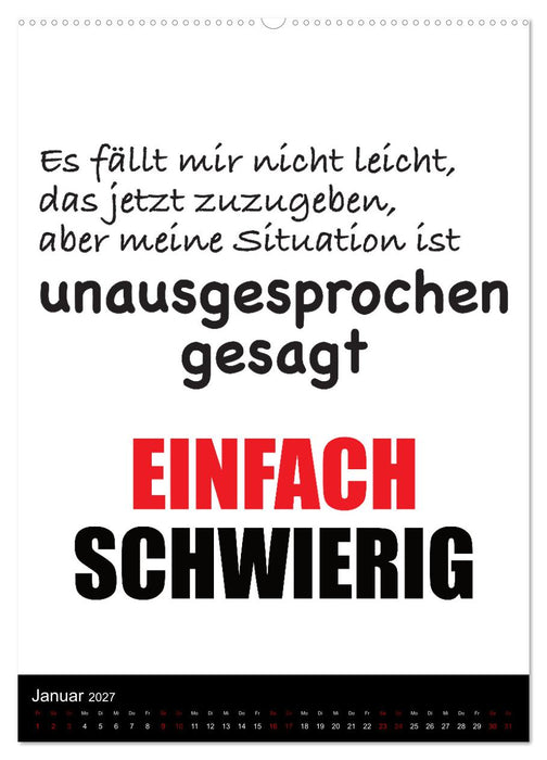 Ordentlich durcheinander (CALVENDO Premium Wandkalender 2027)