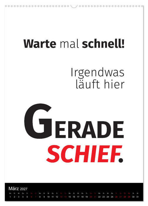 Ordentlich durcheinander (CALVENDO Premium Wandkalender 2027)