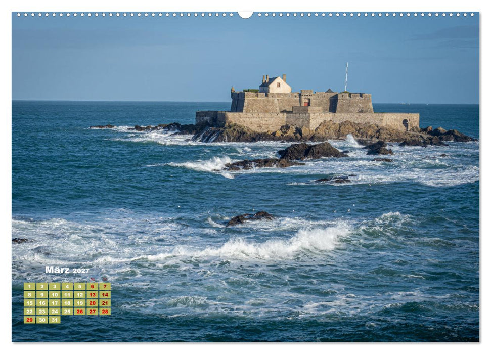 Nördliche Bretagne Die Küste von Penthièvre (CALVENDO Wandkalender 2027)
