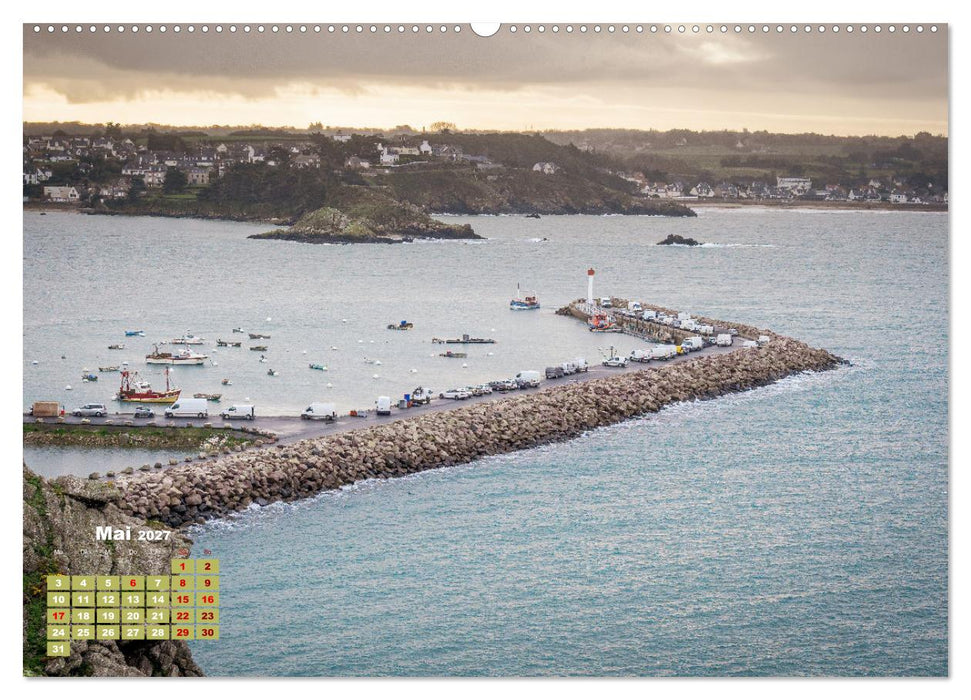 Nördliche Bretagne Die Küste von Penthièvre (CALVENDO Premium Wandkalender 2027)
