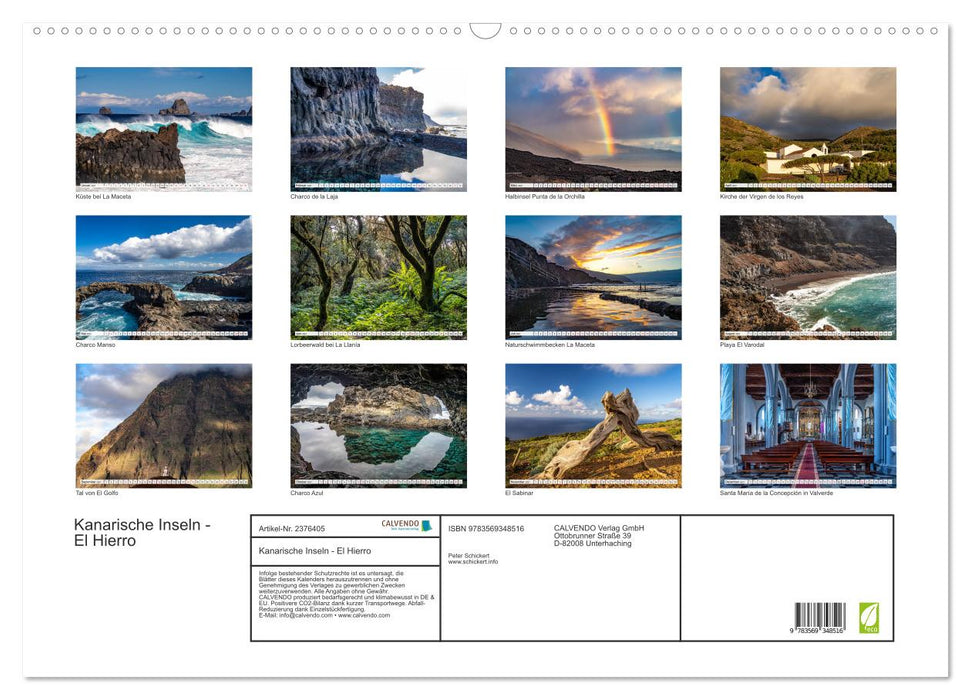 Kanarische Inseln - El Hierro (CALVENDO Wandkalender 2027)