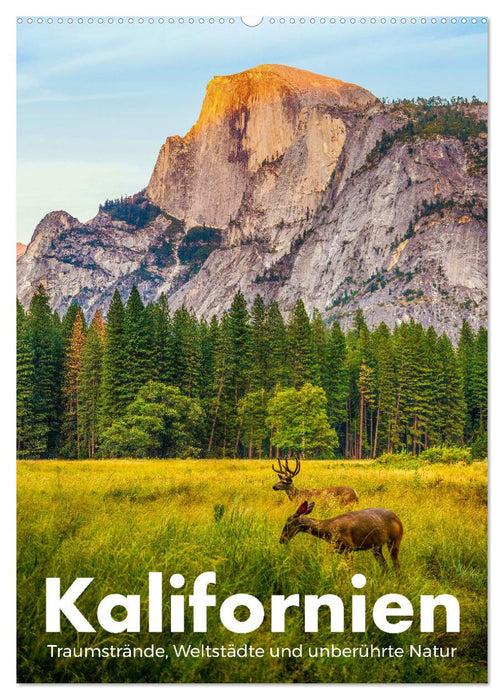 Kalifornien - Traumstrände, Weltstädte und unberührte Natur (CALVENDO Wandkalender 2027)