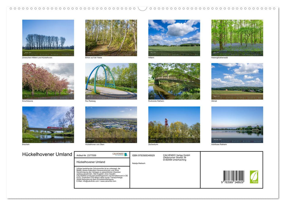 Hückelhovener Umland (CALVENDO Premium Wandkalender 2027)