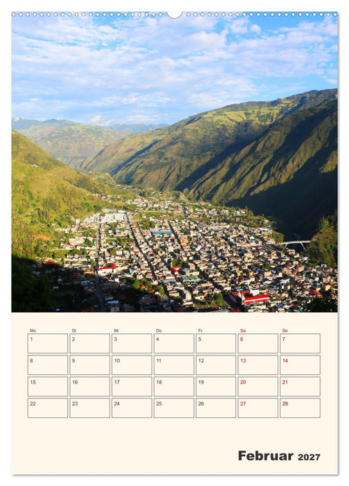 Ecuador - Terminplaner (CALVENDO Premium Wandkalender 2027)