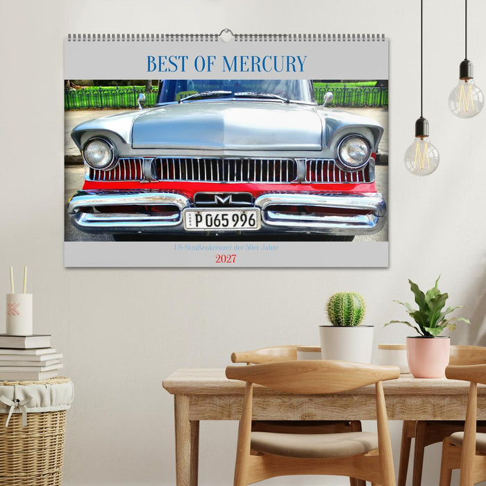 BEST OF MERCURY - US-Straßenkreuzer der 50er Jahre (CALVENDO Wandkalender 2027)