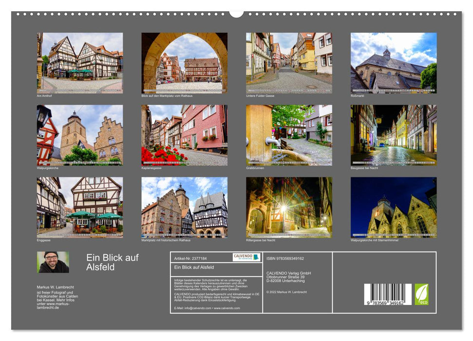 Ein Blick auf Alsfeld (CALVENDO Premium Wandkalender 2027)