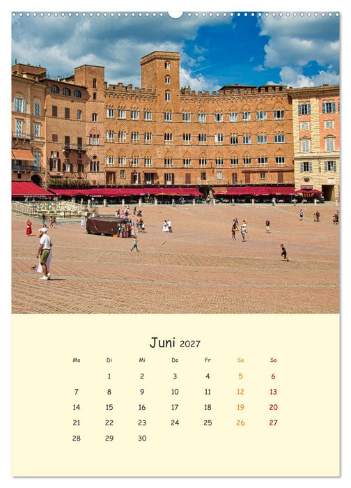 Siena - Impressionen (CALVENDO Premium Wandkalender 2027)