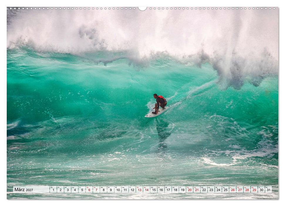 Surfen - from Inside the Barrel (CALVENDO Wandkalender 2027)