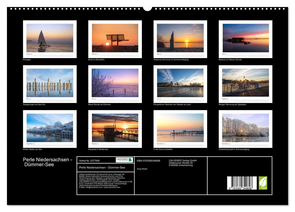 Perle Niedersachsen - Dümmer-See (CALVENDO Premium Wandkalender 2027)