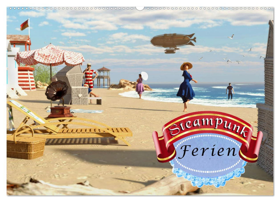 Steampunk Ferien (CALVENDO Wandkalender 2027)