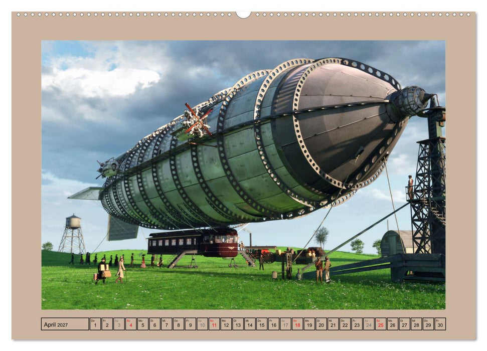 Steampunk Ferien (CALVENDO Wandkalender 2027)
