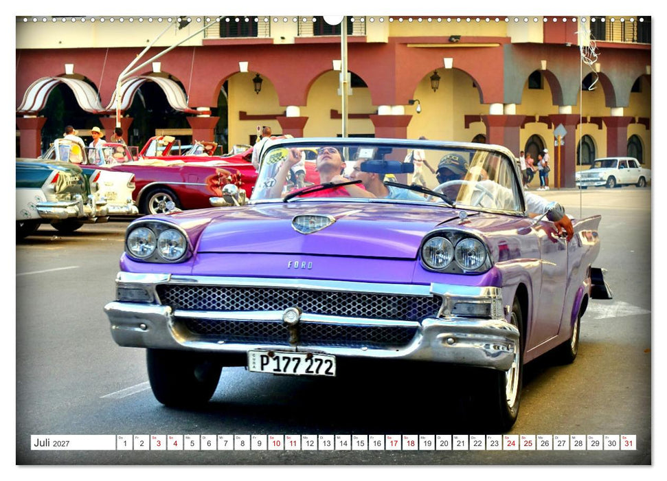 Best of Fairlane 500 - Ein Ford mit Flossen in Kuba (CALVENDO Premium Wandkalender 2027)