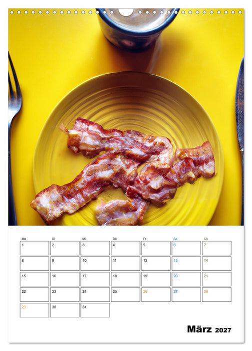 Bacon Kalender - Wir lieben Bacon (CALVENDO Wandkalender 2027)