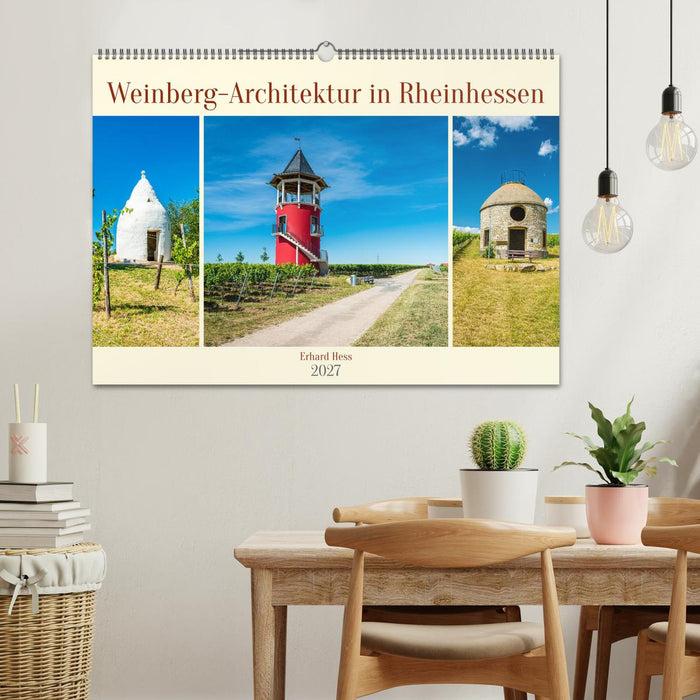 Weinberg-Architektur in Rheinhessen (CALVENDO Wandkalender 2027)
