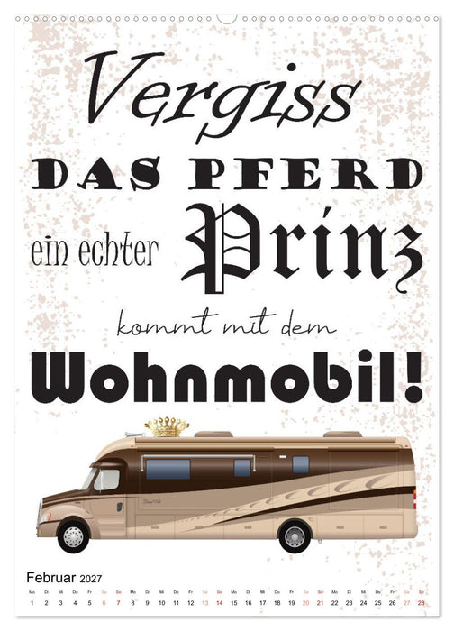 CampingSprüche (CALVENDO Wandkalender 2027)