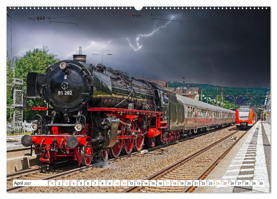 Dampflokomotiven - geliebte Kraftpakete (CALVENDO Wandkalender 2027)
