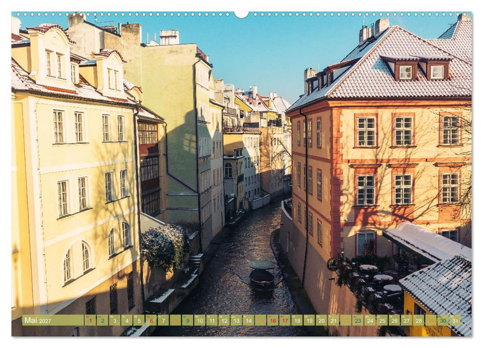 Winterzauber in Prag (CALVENDO Wandkalender 2027)