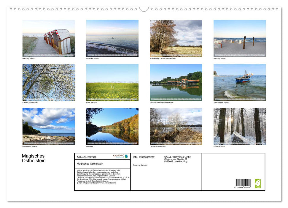 Magisches Ostholstein (CALVENDO Wandkalender 2027)