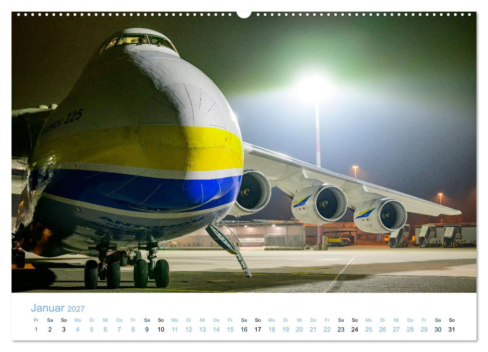 Antonov Airlines, Transportflugzeuge der Superlative (CALVENDO Wandkalender 2027)