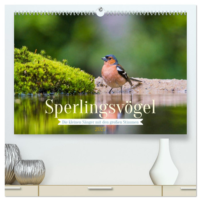 Sperlingsvögel - Die kleinen Sänger mit den großen Stimmen (CALVENDO Premium Wandkalender 2027)