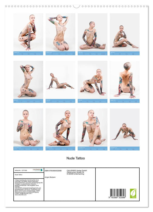 Nude Tattoo (CALVENDO Premium Wandkalender 2027)