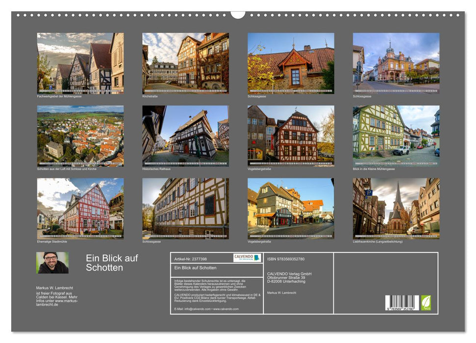 Ein Blick auf Schotten (CALVENDO Wandkalender 2027)
