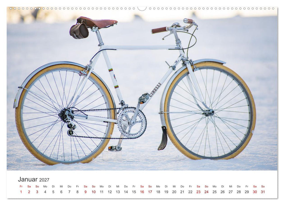Stahlrenner - Rennrad-Klassiker aus Europa (CALVENDO Wandkalender 2027)