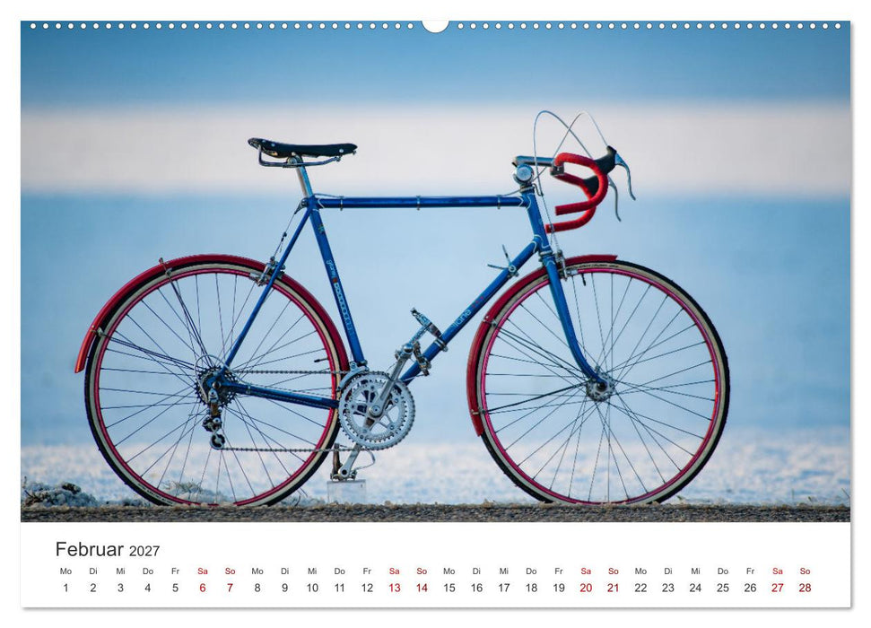 Stahlrenner - Rennrad-Klassiker aus Europa (CALVENDO Wandkalender 2027)