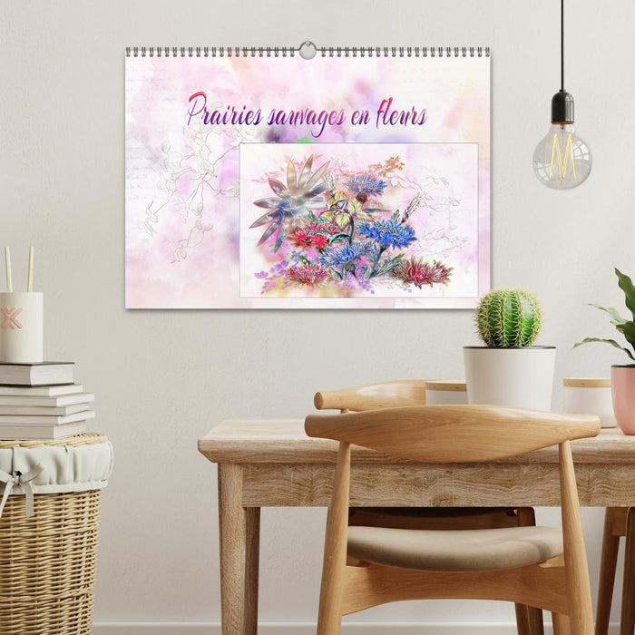 Prairies sauvages en fleurs (CALVENDO Calendrier mensuel 2027)