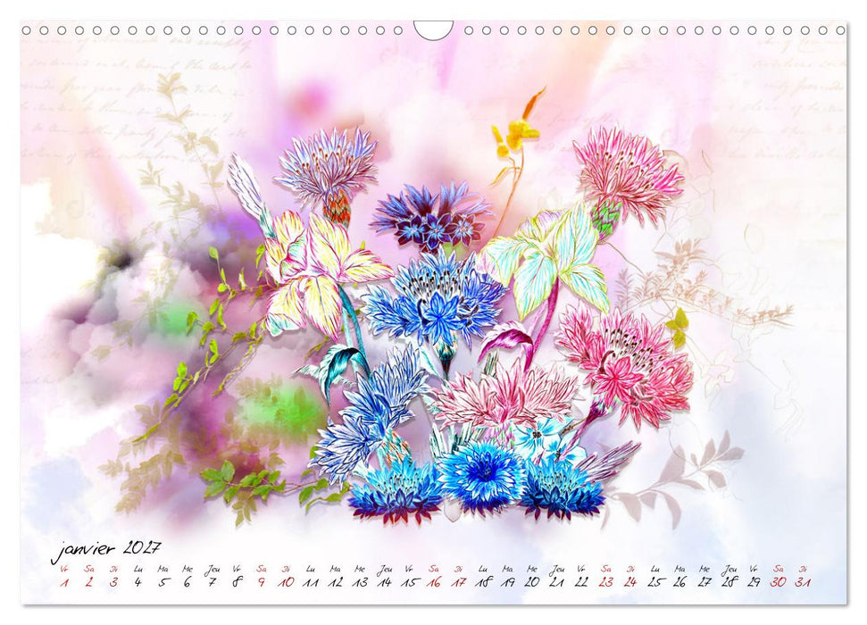 Prairies sauvages en fleurs (CALVENDO Calendrier mensuel 2027)
