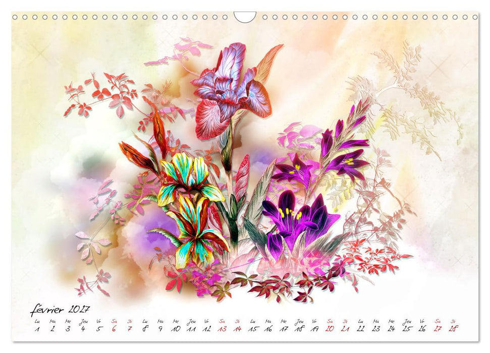 Prairies sauvages en fleurs (CALVENDO Calendrier mensuel 2027)