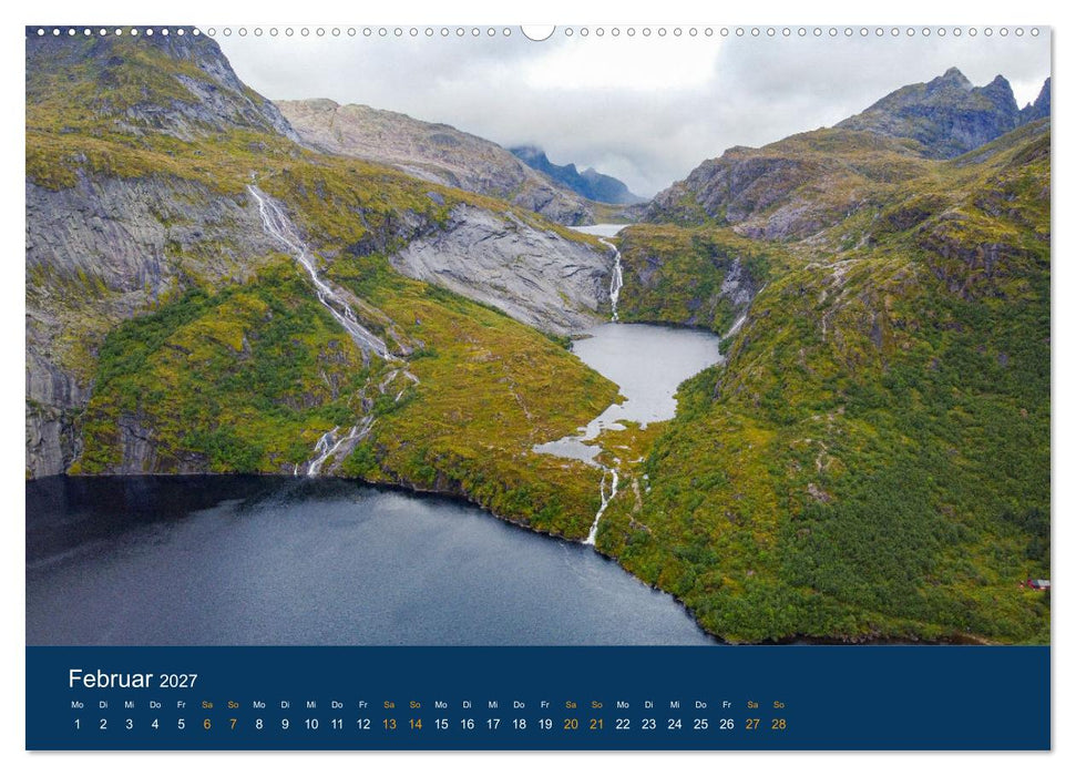 Spektakuläre Bergwelten Norwegen (CALVENDO Premium Wandkalender 2027)