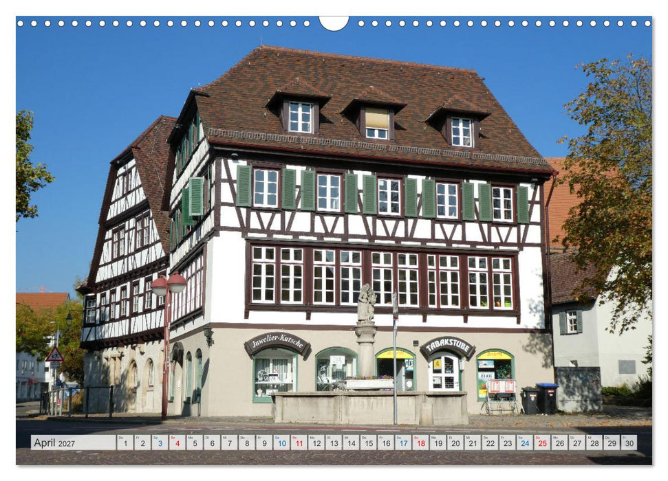Fachwerk in Süddeutschland (CALVENDO Wandkalender 2027)