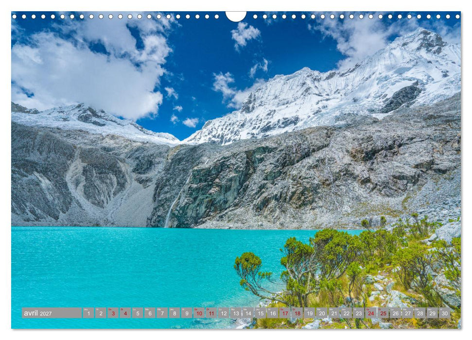 Pérou - Paradis dans les Andes (CALVENDO Calendrier mensuel 2027)